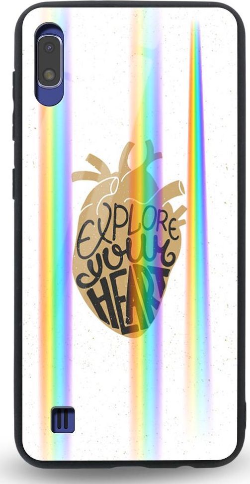 Mojworld Etui na Samsung A10 - Rainbow Case - Explore Your heart 1