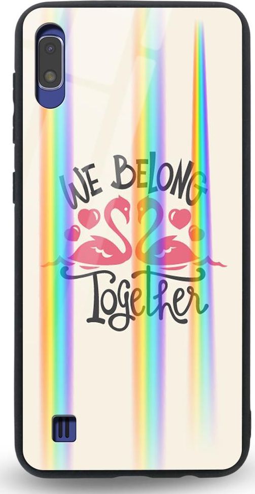 Mojworld Etui na Samsung A10 - Rainbow Case - We belong together 1