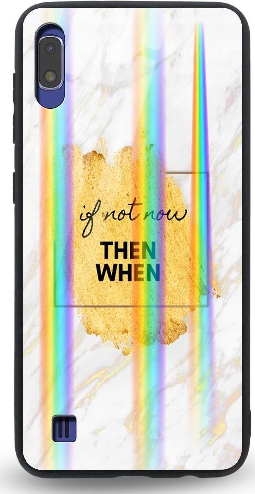 Mojworld Etui na Samsung A10 - Rainbow Case - If not now 1