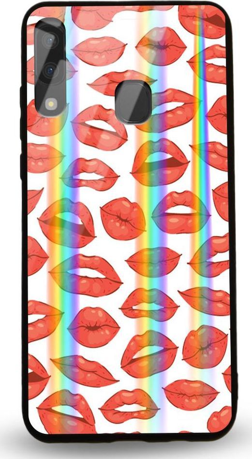Mojworld Etui na Samsung A40 - Rainbow Case - Much Kiss 1