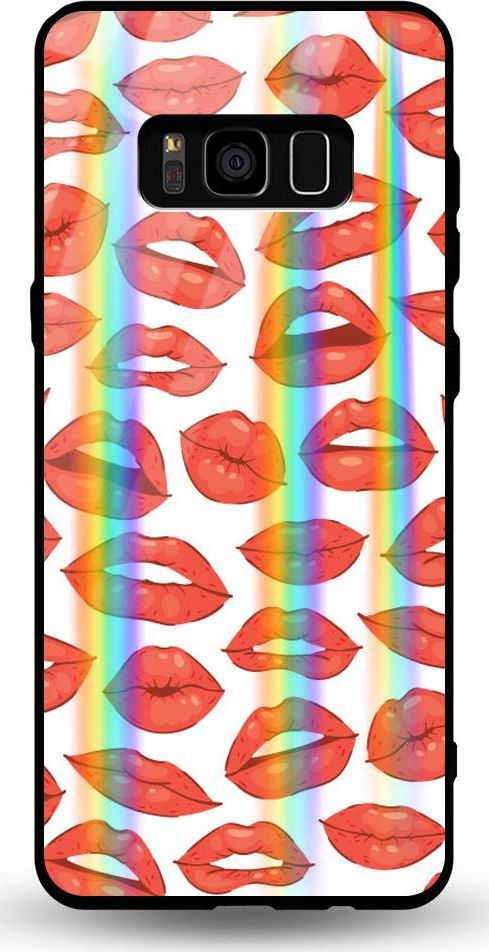 Mojworld Etui na Samsung S8 - Rainbow Case - Much Kiss 1