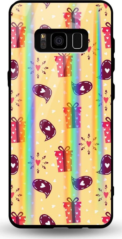 Mojworld Etui na Samsung S8 - Rainbow Case - Gifts of love 1