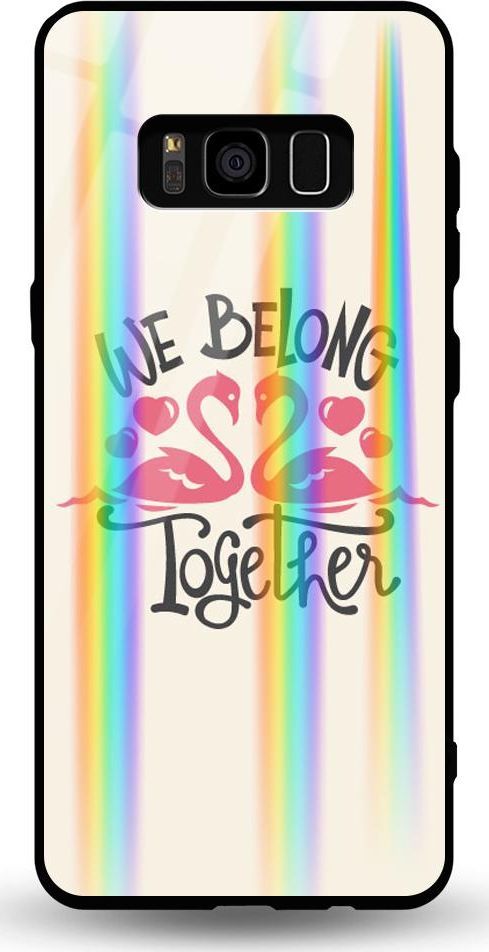 Mojworld Etui na Samsung S8 - Rainbow Case - We belong together 1