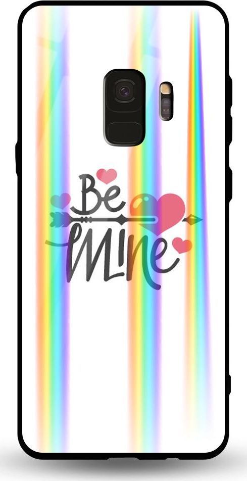 Mojworld Etui na Samsung S9 - Rainbow Case - Be Mine 1