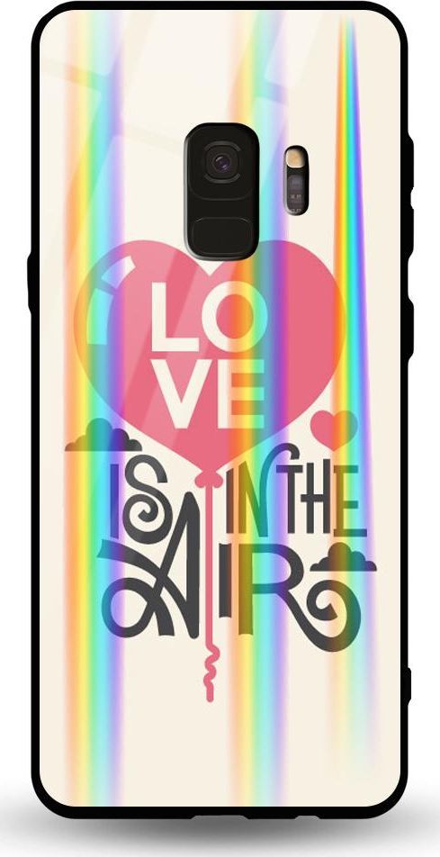 Mojworld Etui na Samsung S9 - Rainbow Case - Love is in the Air 1
