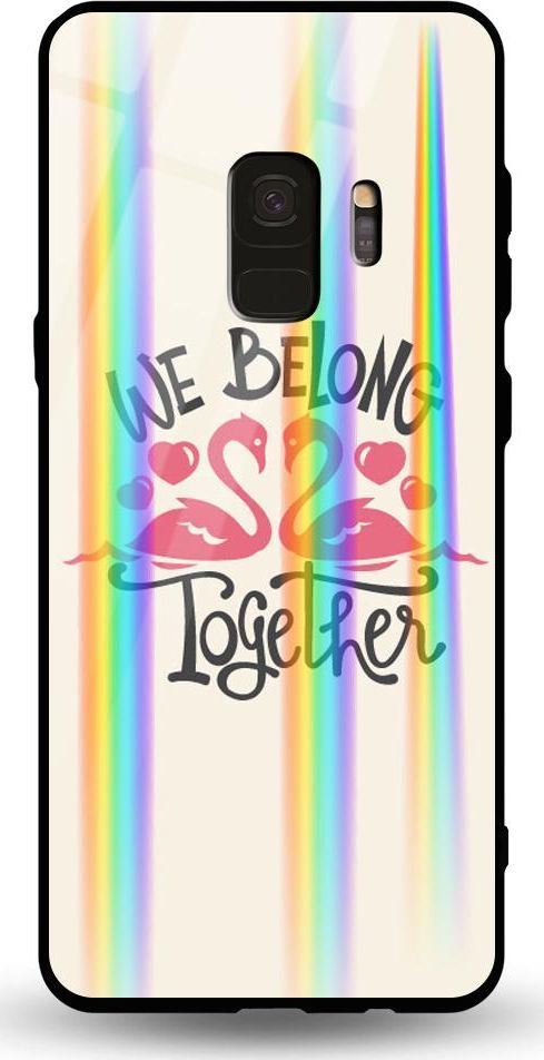 Mojworld Etui na Samsung S9 - Rainbow Case - We belong together 1