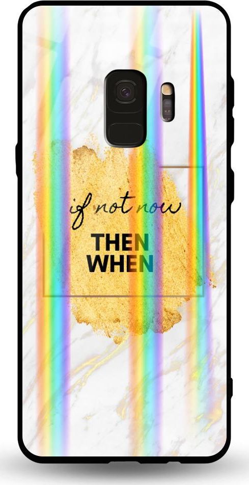 Mojworld Etui na Samsung S9 - Rainbow Case - If not now 1