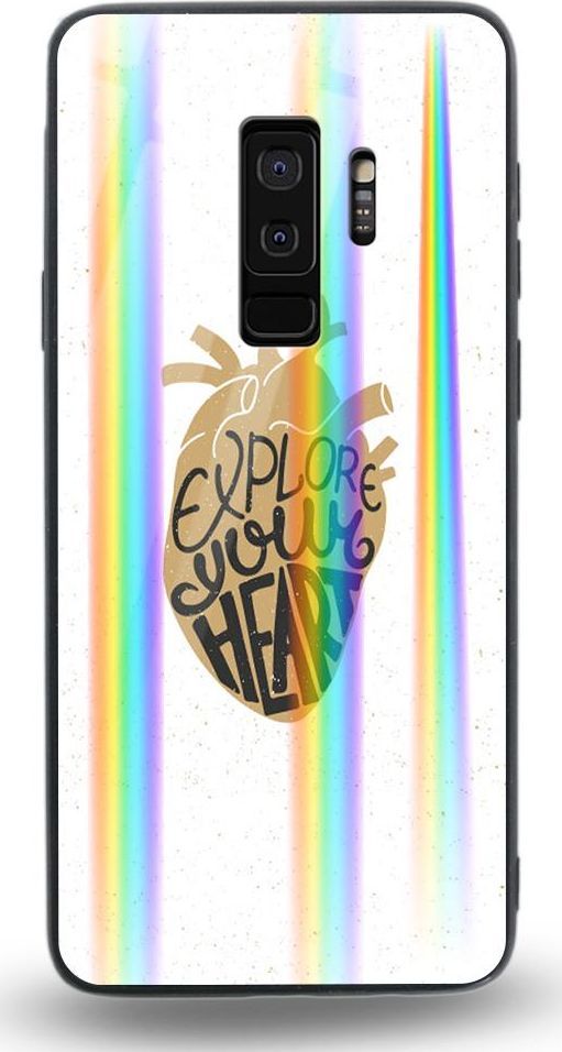 Mojworld Etui na Samsung S9 Plus - Rainbow Case - Explore Your heart 1