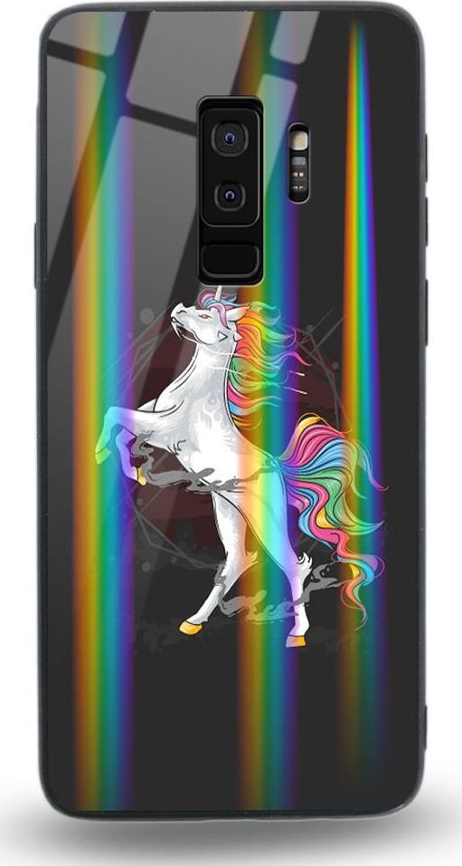 Mojworld Etui na Samsung S9 Plus - Rainbow Case - Unicorn 1
