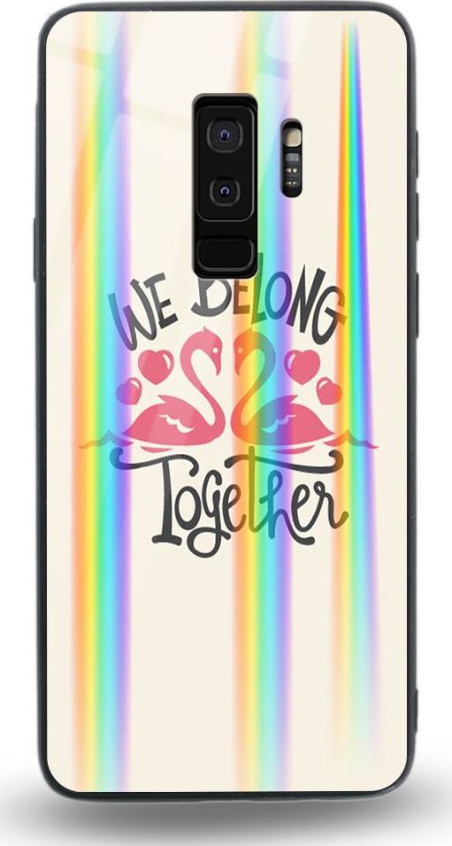 Mojworld Etui na Samsung S9 Plus - Rainbow Case - We belong together 1