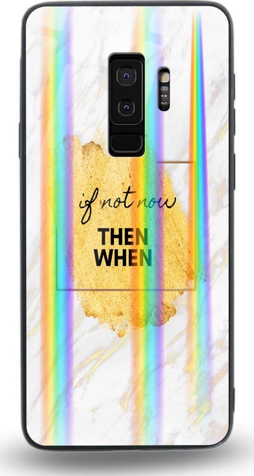Mojworld Etui na Samsung S9 Plus - Rainbow Case - If not now 1