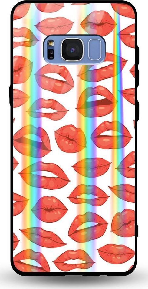 Mojworld Etui na Samsung S8 Plus - Rainbow Case - Much Kiss 1