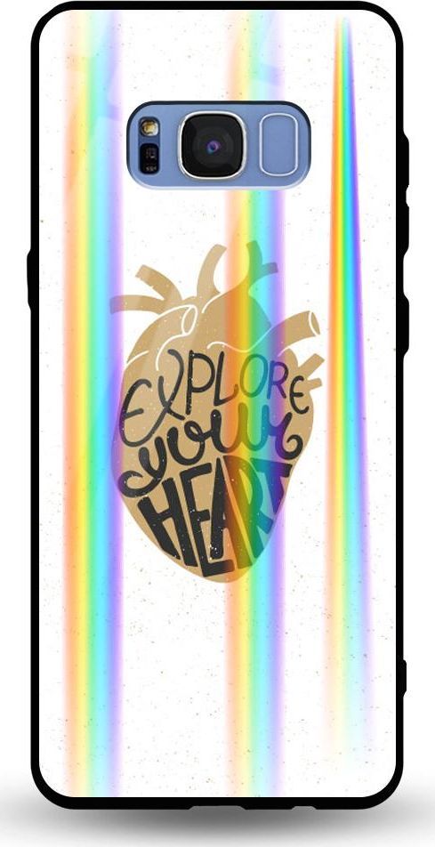 Mojworld Etui na Samsung S8 Plus - Rainbow Case - Explore Your heart 1