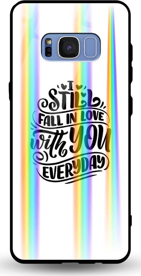 Mojworld Etui na Samsung S8 Plus - Rainbow Case - I still fall in love with u everyday 1