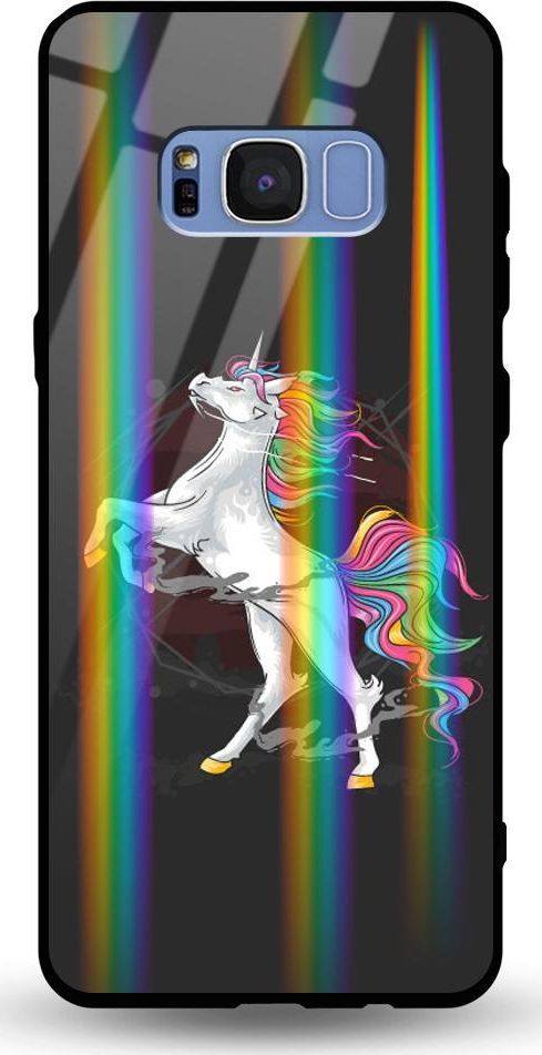 Mojworld Etui na Samsung S8 Plus - Rainbow Case - Unicorn 1
