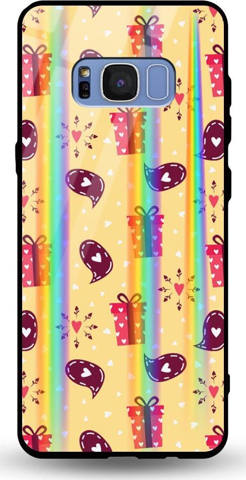 Mojworld Etui na Samsung S8 Plus - Rainbow Case - Gifts of love 1