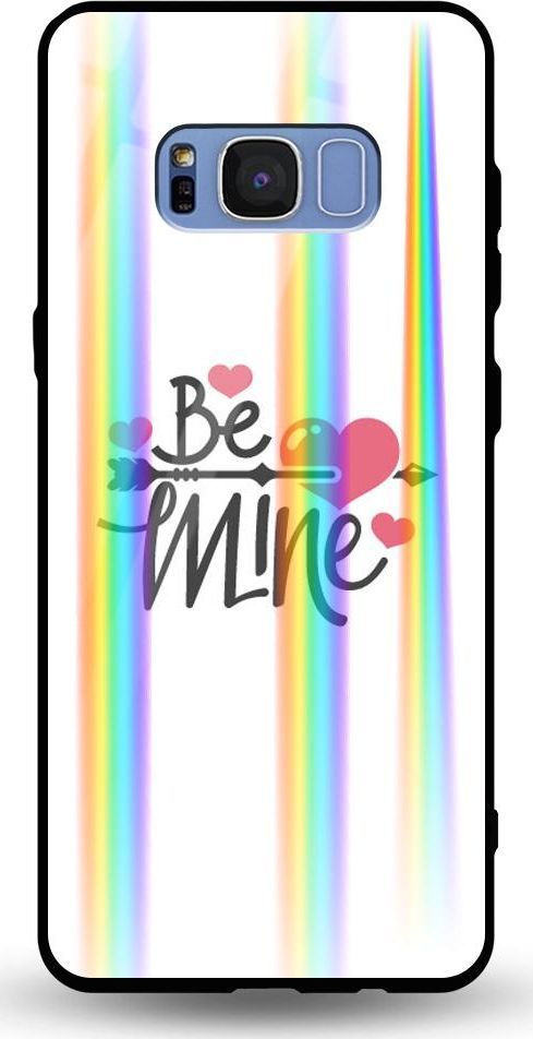 Mojworld Etui na Samsung S8 Plus - Rainbow Case - Be Mine 1