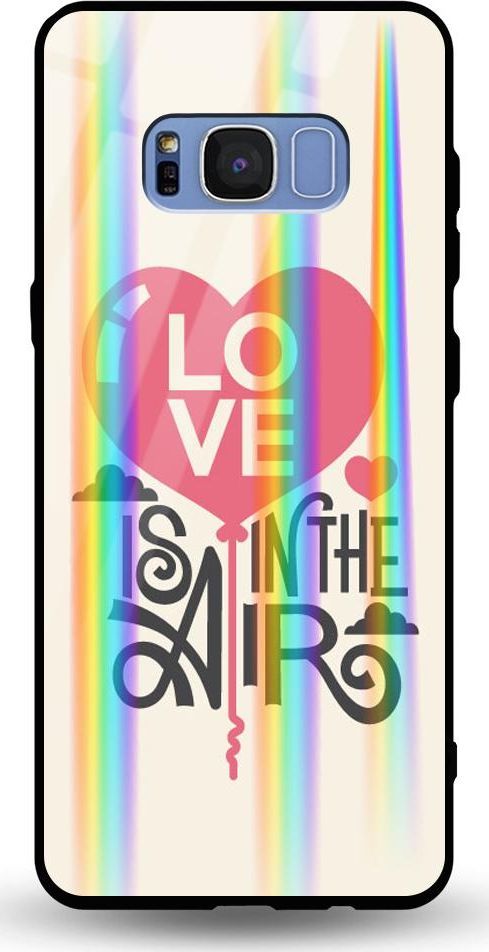 Mojworld Etui na Samsung S8 Plus - Rainbow Case - Love is in the Air 1