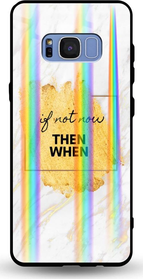 Mojworld Etui na Samsung S8 Plus - Rainbow Case - If not now 1