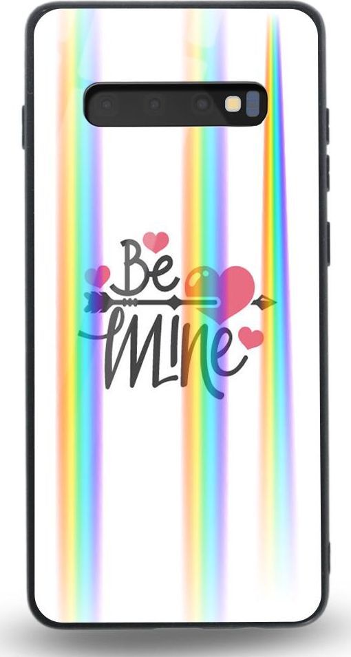 Mojworld Etui na Samsung S10E - Rainbow Case - Be Mine 1