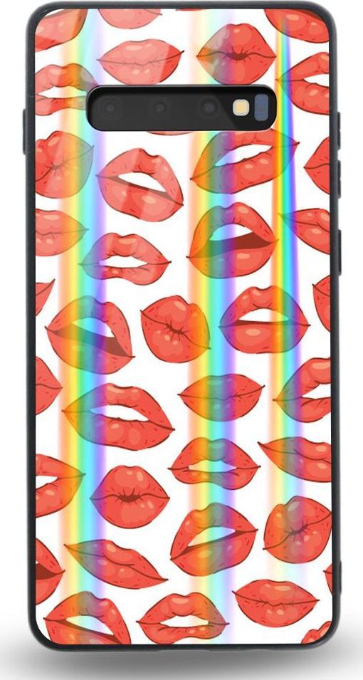 Mojworld Etui na Samsung S10 - Rainbow Case - Much Kiss 1
