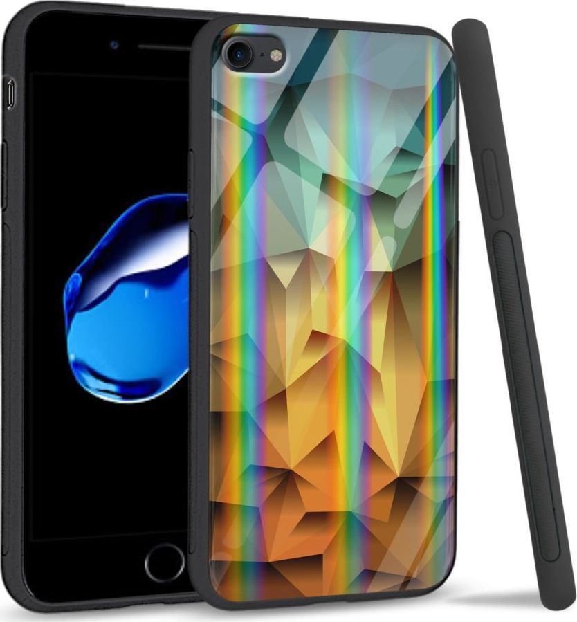 Mojworld Etui na Apple iPhone 7 / 8 - Rainbow Series - Polygonal 1