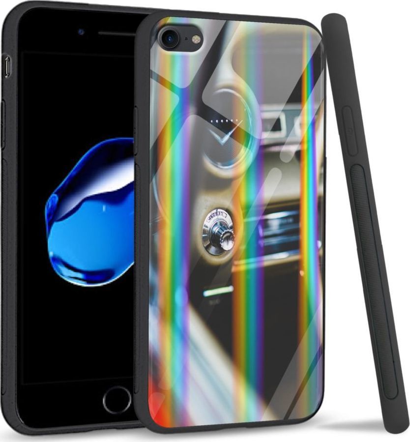 Mojworld Etui na Apple iPhone 7 / 8 - Rainbow Series - Roadtrip 1