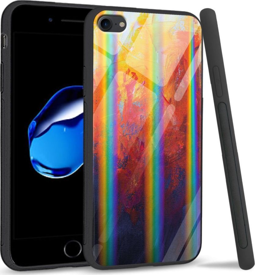 Mojworld Etui na Apple iPhone 7 / 8 - Rainbow Series - Pastel Painting 1