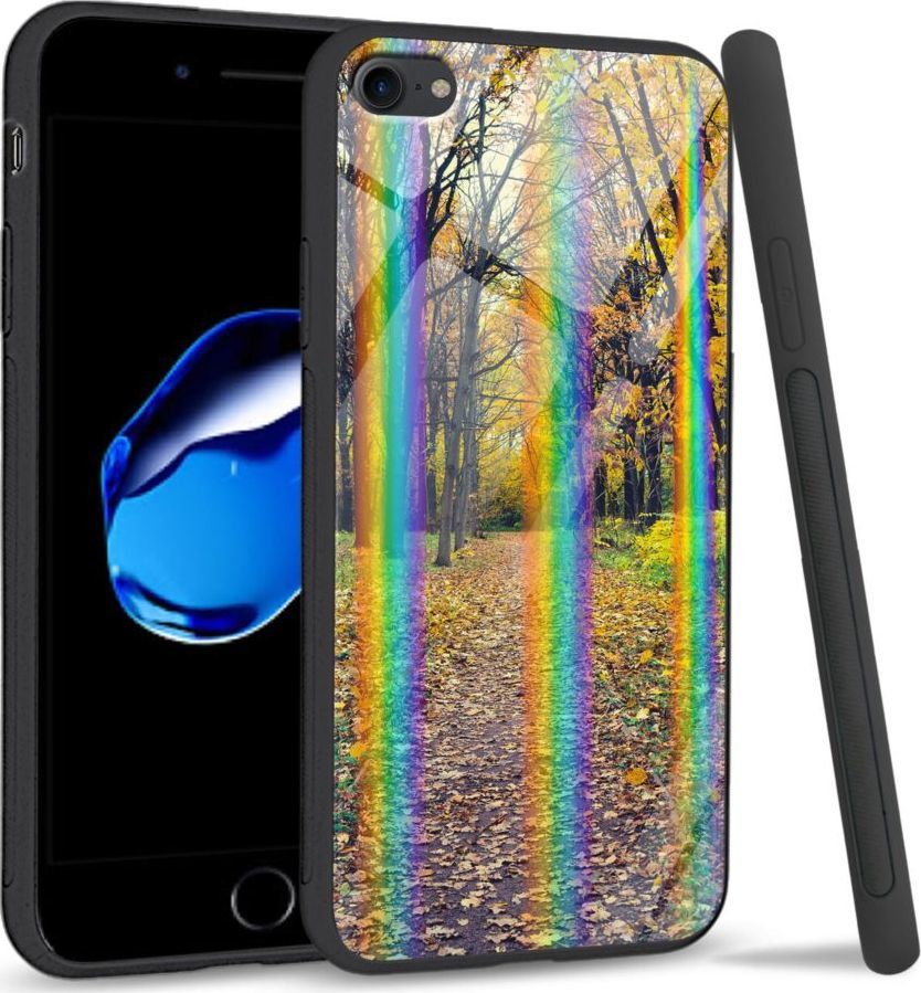 Mojworld Etui na Apple iPhone 7 / 8 - Rainbow Series - Walk in Park 1