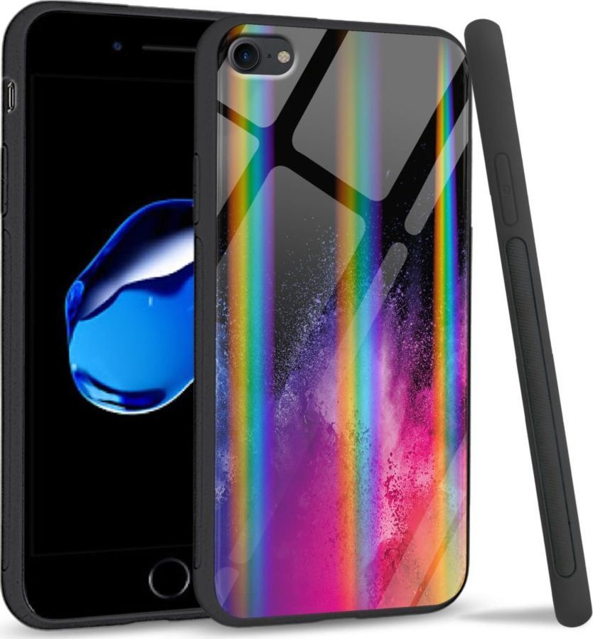 Mojworld Etui na Apple iPhone 7 / 8 - Rainbow Series - Splash Colors 1