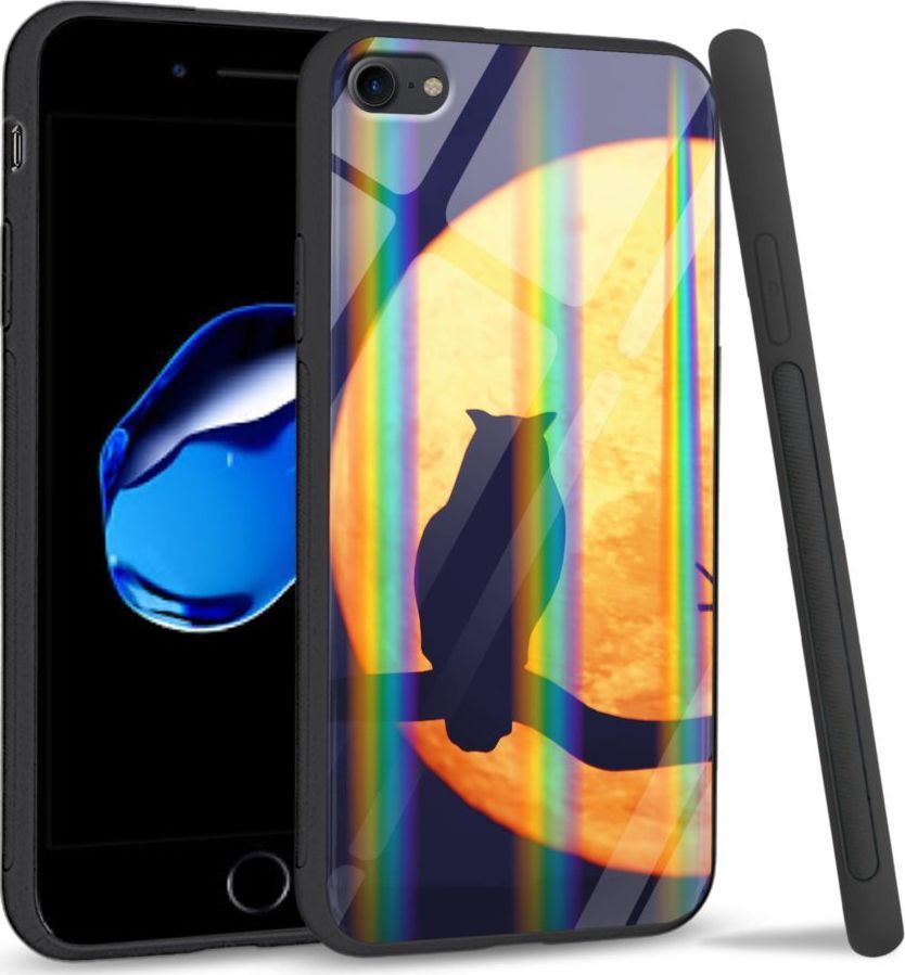 Mojworld Etui na Apple iPhone 7 / 8 - Rainbow Series - Night Owl 1