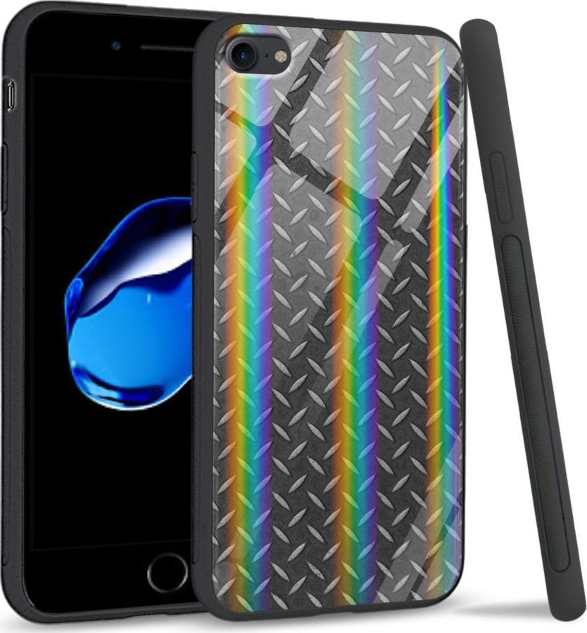 Mojworld Etui na Apple iPhone 7 / 8 - Rainbow Series - Metal 1