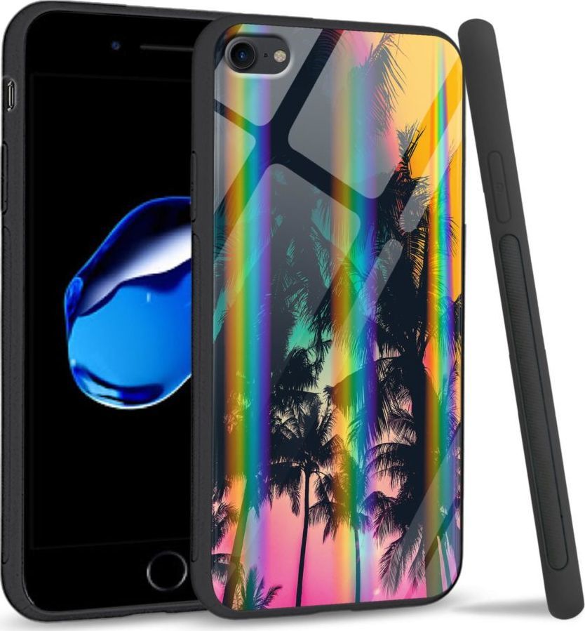 Mojworld Etui na Apple iPhone 7 / 8 - Rainbow Series - Trance 1