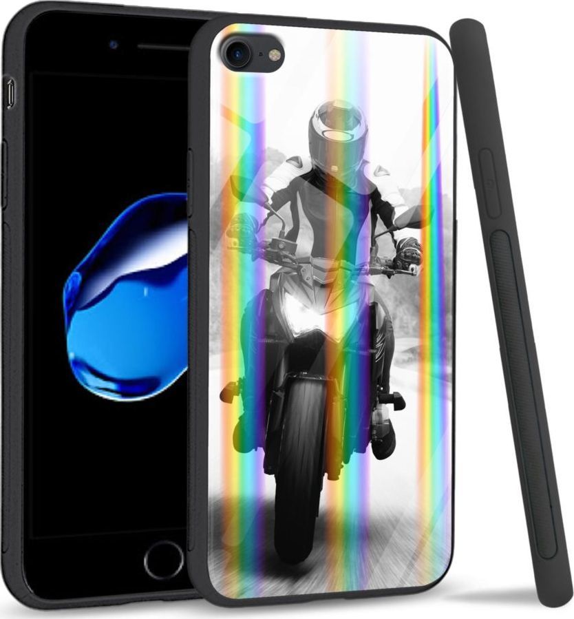 Mojworld Etui na Apple iPhone 7 / 8 - Rainbow Series - Racer 1