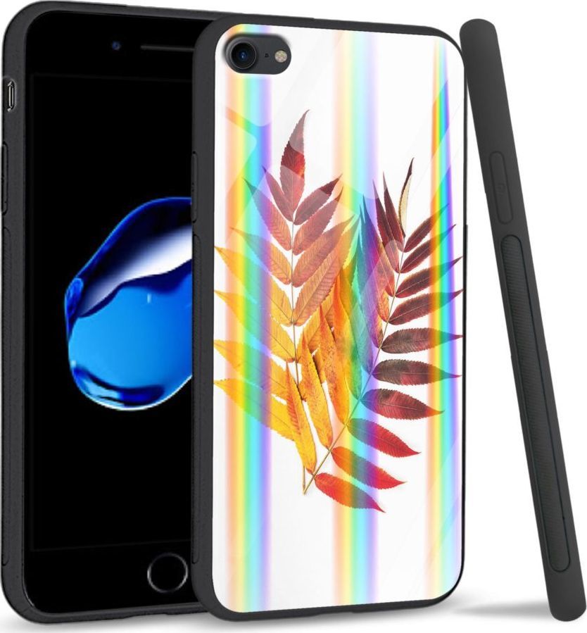 Mojworld Etui na Apple iPhone 7 / 8 - Rainbow Series - Autmn leaves 1