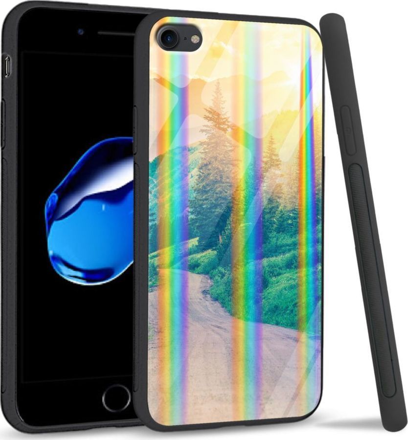 Mojworld Etui na Apple iPhone 7 / 8 - Rainbow Series - Village roads 1