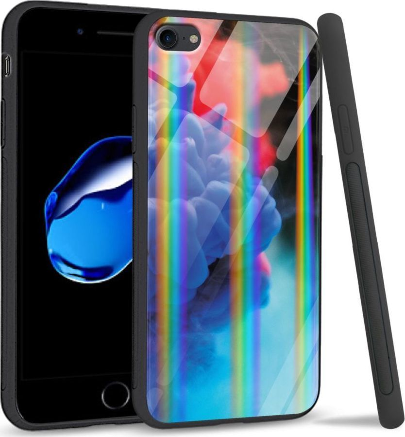 Mojworld Etui na Apple iPhone 7 / 8 - Rainbow Series - Water color 1