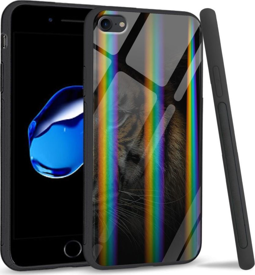 Mojworld Etui na Apple iPhone 7 / 8 - Rainbow Series - Tiger shadow 1