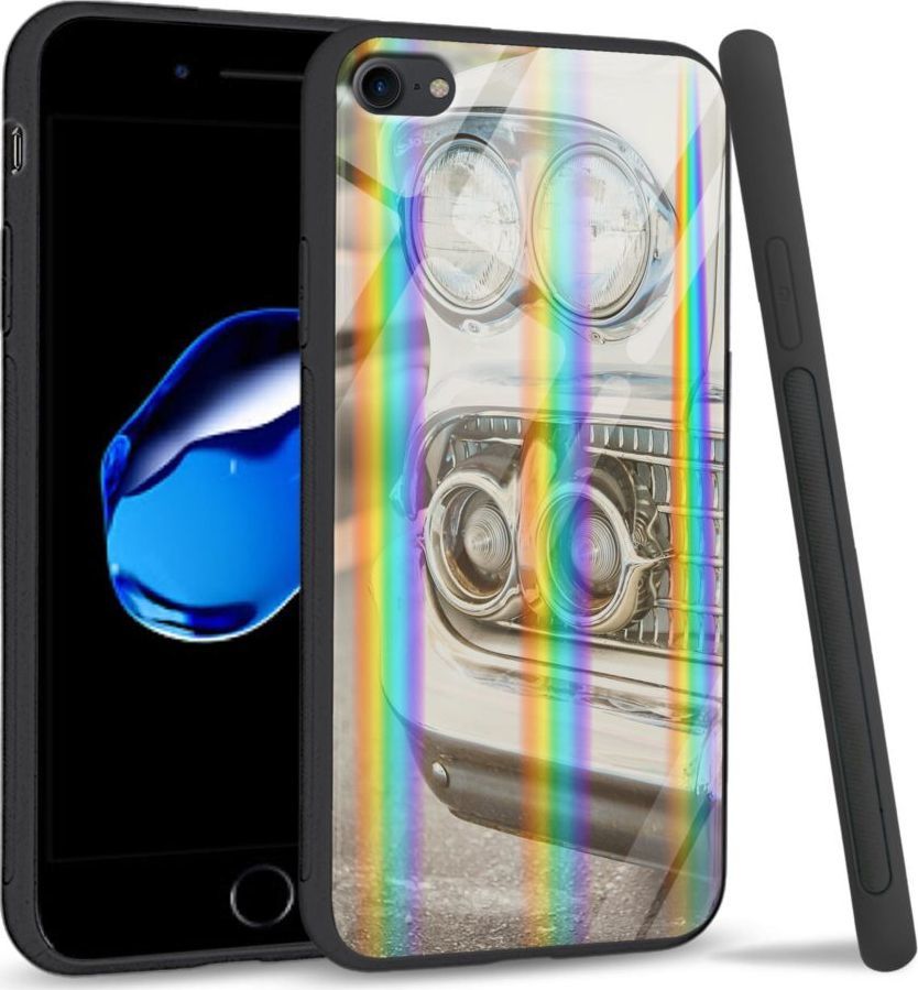 Mojworld Etui na Apple iPhone 7 / 8 - Rainbow Series - Vintage 1