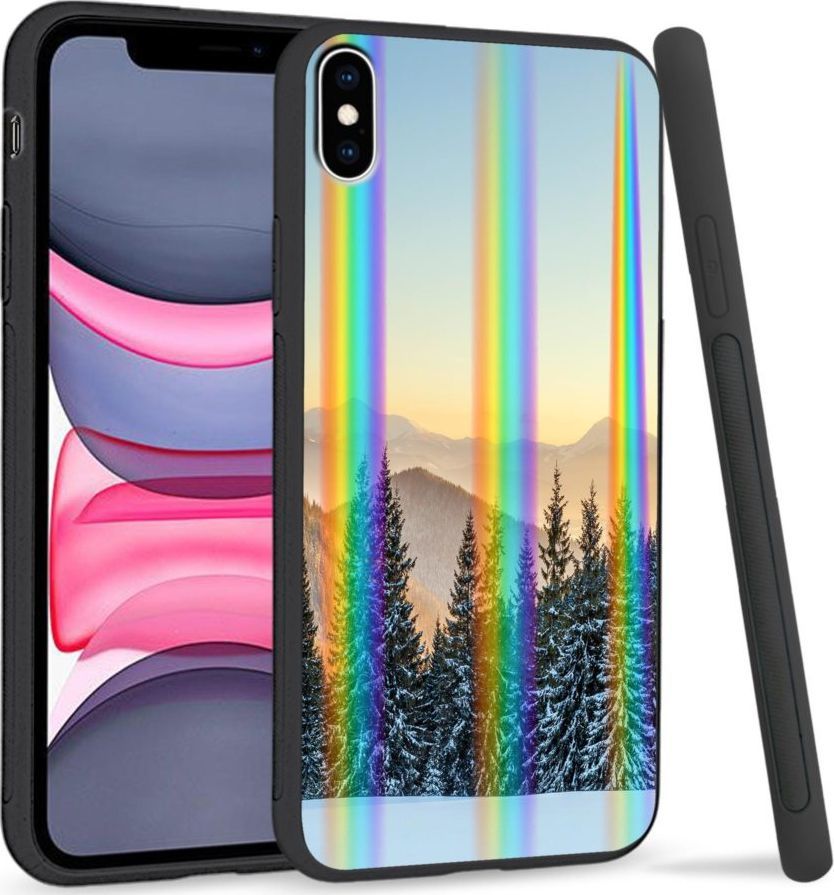 Mojworld Etui Rainbow Series na Apple iPhone XS Max Cool Winter 1