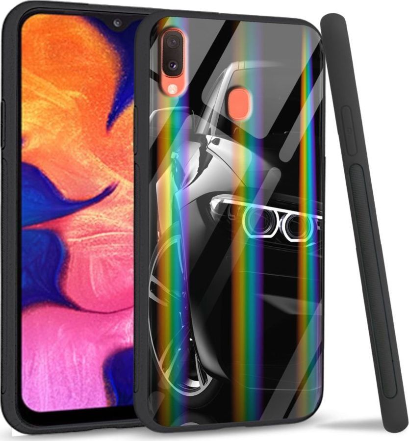 Mojworld Etui na telefon Samsung A40 Rainbow LED headlights 1