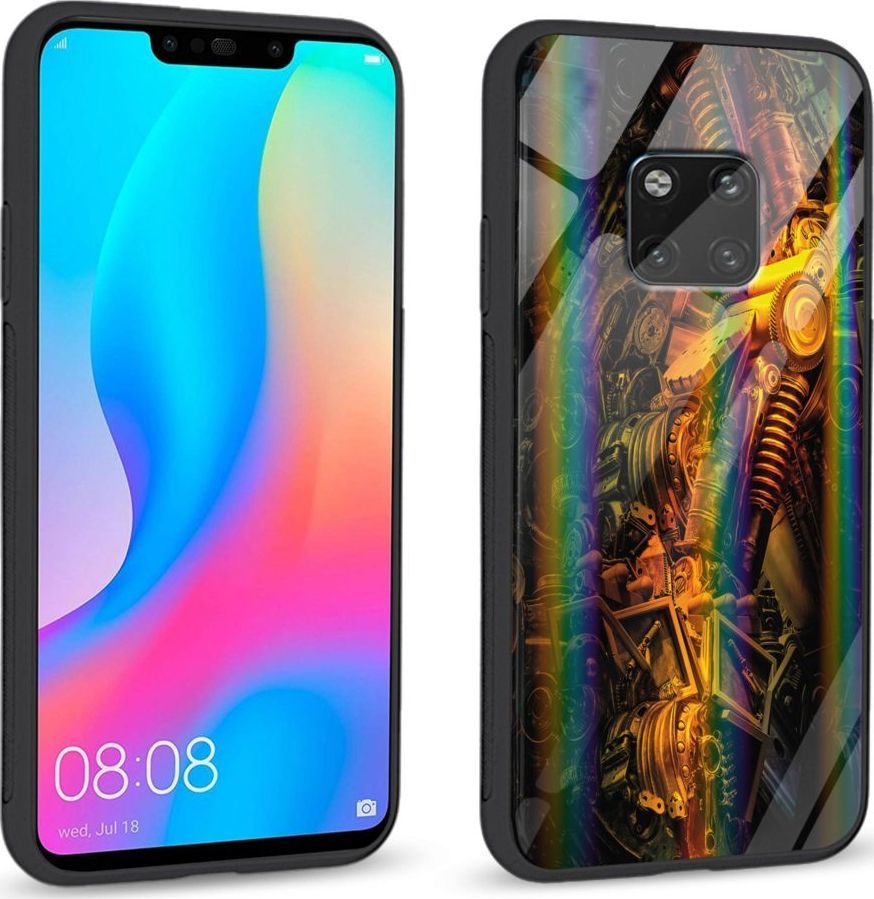 Mojworld Etui na Huawei Mate 20 Pro - Rainbow Series - Machine world 1