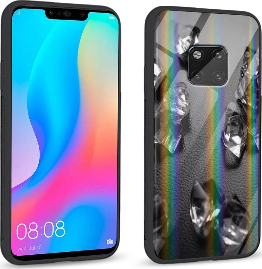 Mojworld Etui na Huawei Mate 20 Pro - Rainbow Series - Glass Cube 1