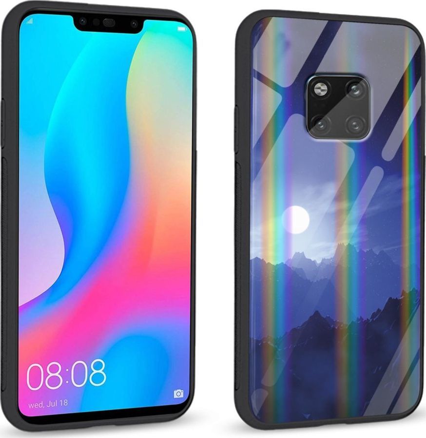 Mojworld Etui na Huawei Mate 20 Pro - Rainbow Series - Blue night 1