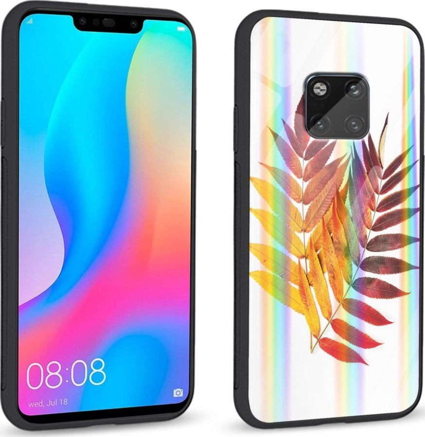 Mojworld Etui na Huawei Mate 20 Pro - Rainbow Series - Autmn leaves 1