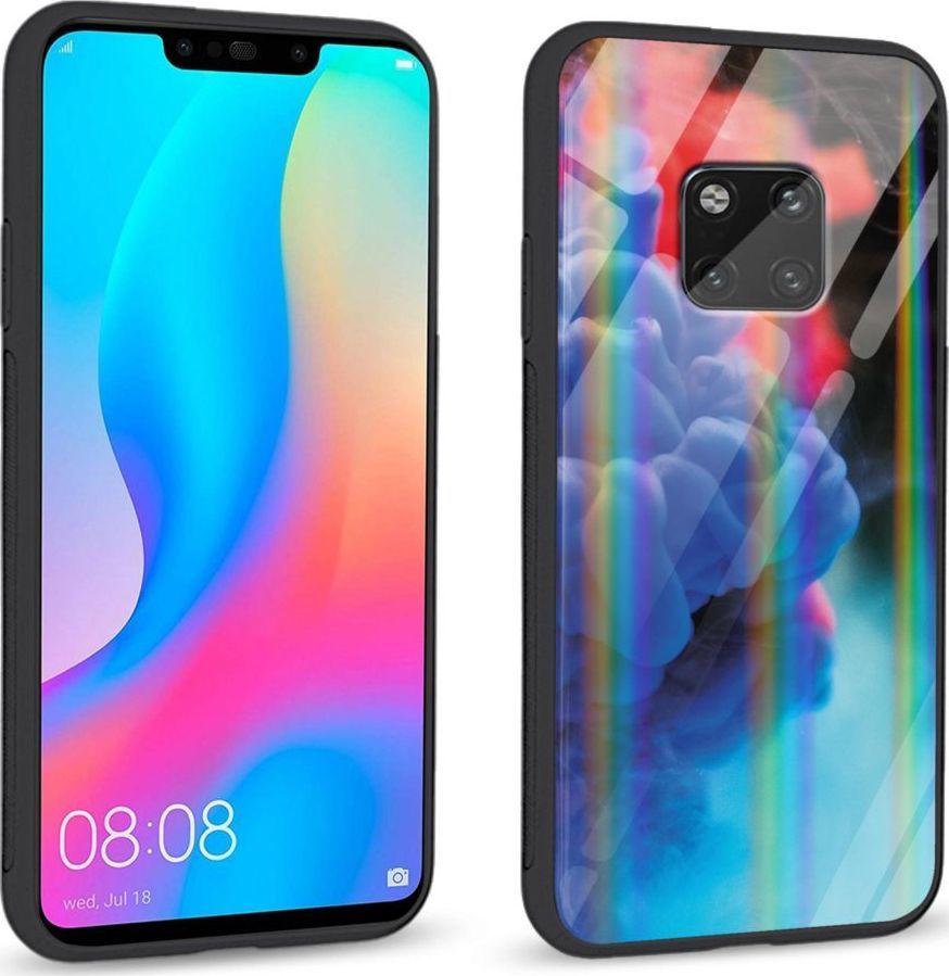 Mojworld Etui na Huawei Mate 20 Pro - Rainbow Series - Water color 1