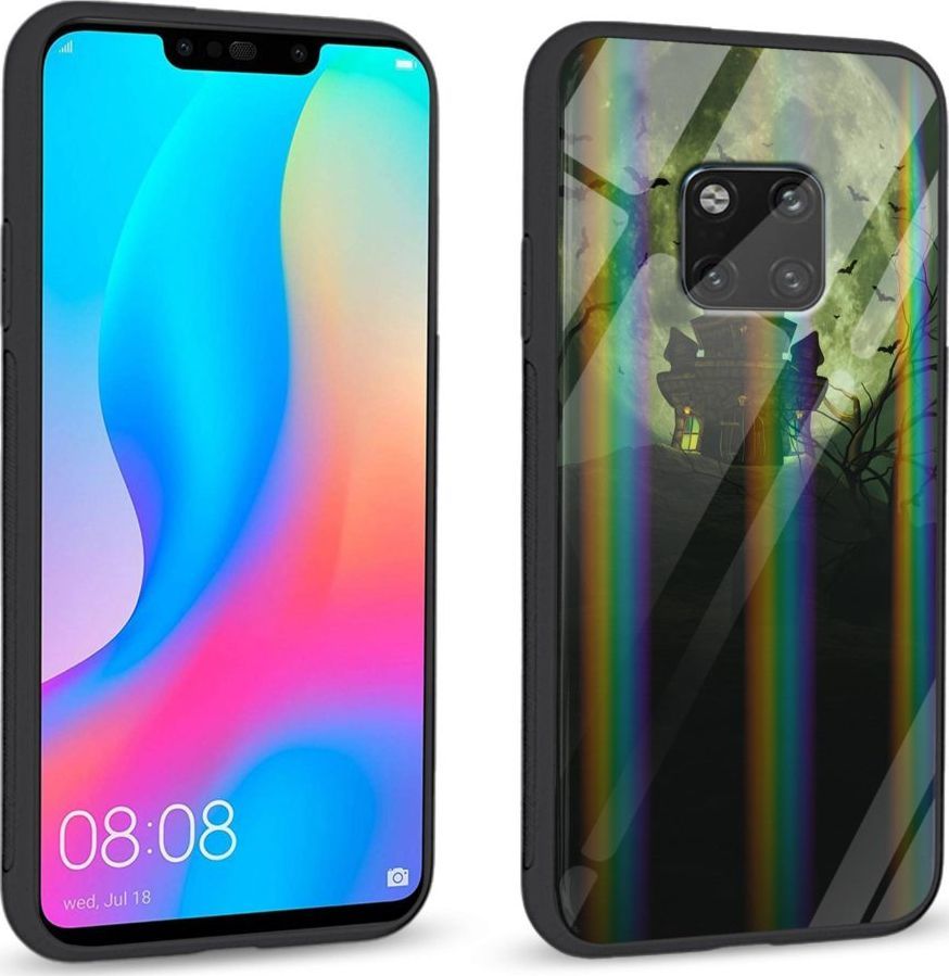 Mojworld Etui na Huawei Mate 20 Pro - Rainbow Series - Spooky castle 1