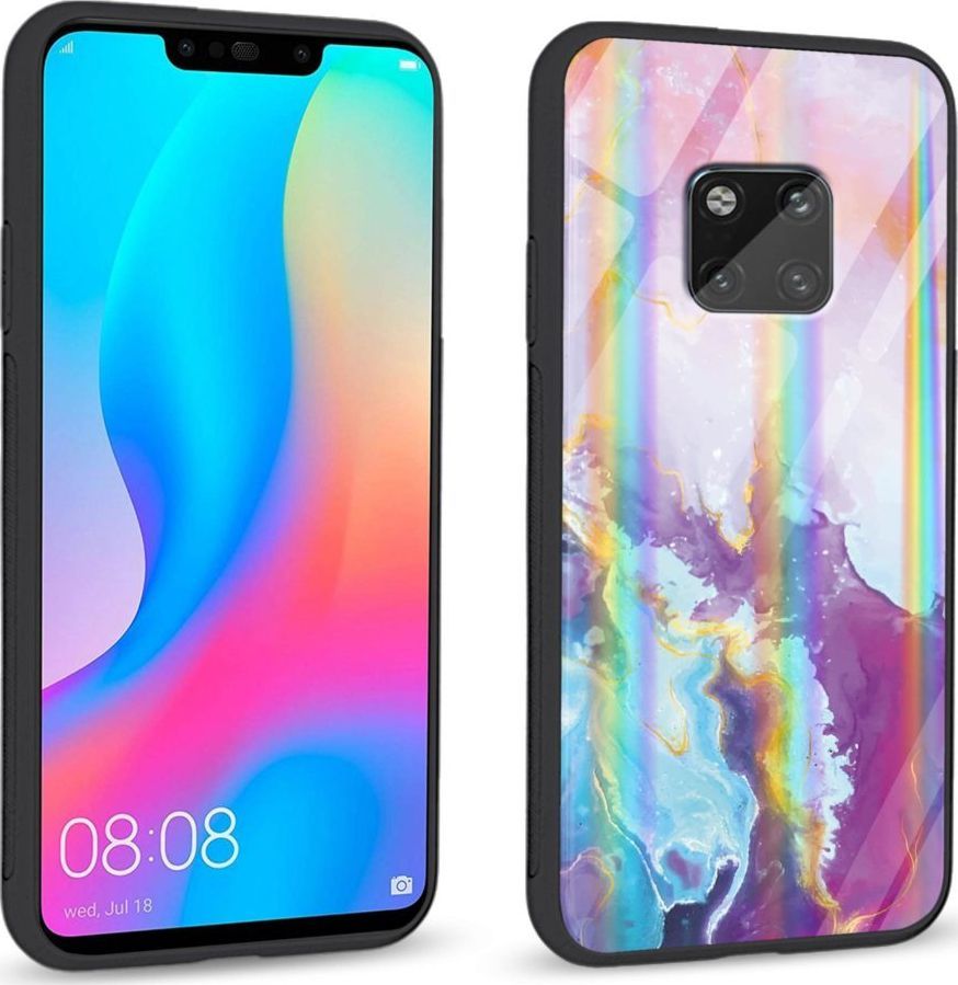Mojworld Etui na Huawei Mate 20 Pro - Rainbow Series - Beautiful abstract 1