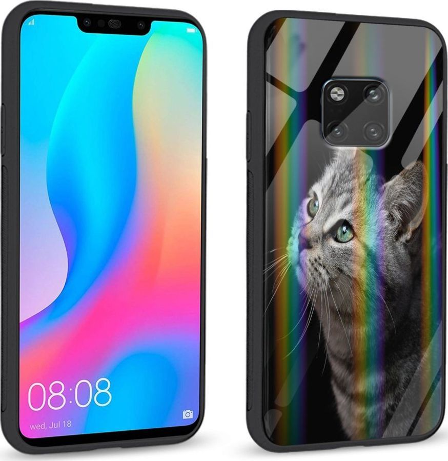 Mojworld Etui na Huawei Mate 20 Pro - Rainbow Series - My kitty friend 1