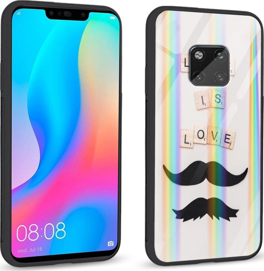 Mojworld Etui na Huawei Mate 20 Pro - Rainbow Series - Love is love 1
